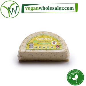 Vegan Gondino with Herbs Parmesan Cheese Alternative by Pangea Foods. 200g pack.