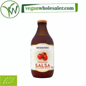 Vegan Organic Sicilian Cherry Tomato Salsa by Seggiano. 330g bottle.