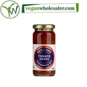 Vegan Tomato Sauce for Pasta and Bruschetta by Seggiano. 200g jar.