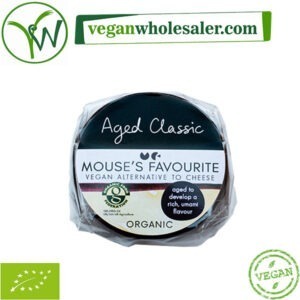 Vegan Aged Classic cheese alternative by Mouse's Favourite. 125g pack.