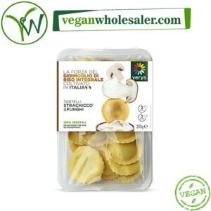 Vegan MozzaRisella & Mushroom Fresh Tortelli by Verys. 250 pack.