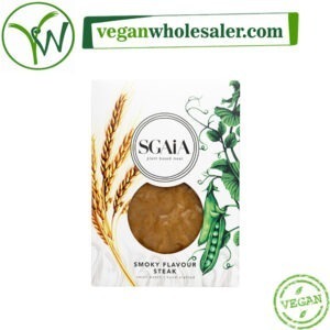 Vegan Smoky Flavour Steaks by Sgaia. 200g pack.