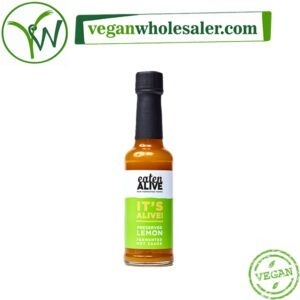 Vegan Preserved Lemon Fermented Hot Sauce by Eaten Alive. 150ml bottle.