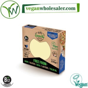 Vegan Mozzarella Cheese Alternative Block by Greenvie. 250g pack.