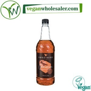 Vegan Cinnamon Classic Syrup by Sweetbird. 1L bottle.