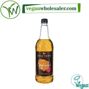 Vegan Gingerbread Classic Syrup by Sweetbird. 1L bottle.