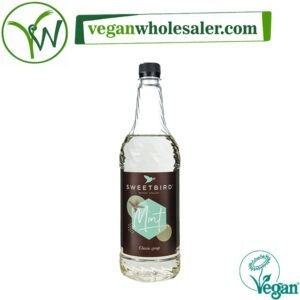 Vegan Mint Classic Syrup by Sweetbird. 1L bottle.