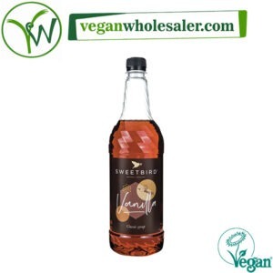 Vegan Vanilla Classic Syrup by Sweetbird. 1L bottle.
