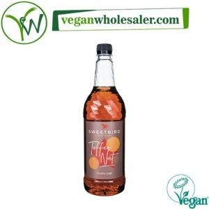 Vegan Toffee Nut Creative Syrup by Sweetbird. 1L bottle.