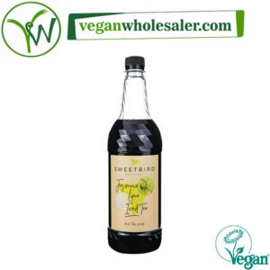 Vegan Jasmine Lime Iced Tea Syrup by Sweetbird. 1L bottle.