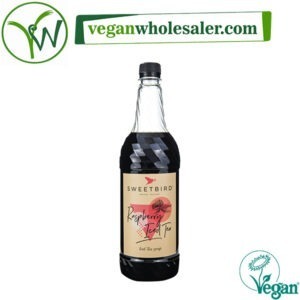 Vegan Raspberry Iced Tea Syrup by Sweetbird. 1L bottle.