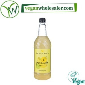 Vegan Plain Lemonade Syrup by Sweetbird. 1L bottle.