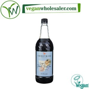 Vegan Peach Iced Tea Sugar-Free Syrup by Sweetbird. 1L bottle.