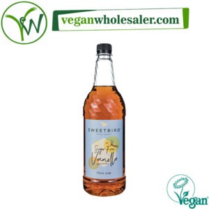 Vegan Vanilla Sugar-Free Syrup by Sweetbird. 1L bottle.
