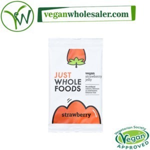 Vegan Strawberry Jelly by Just Wholefoods. 85g packet.