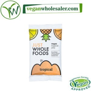 Vegan Tropical Jelly by Just Wholefoods. 85g packet.