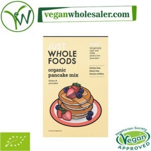 Vegan Pancake Mix by Just Wholefoods. 185g pack.