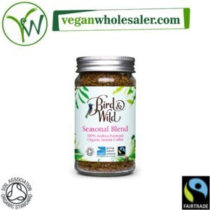 Organic Seasonal Blend Instant Coffee by Bird & Wild. 100g jar.