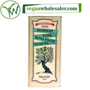 Vegan Unfiltered Extra Virgin Olive Oil by Honest Toil. 5L can..