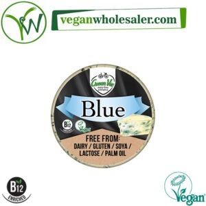 Vegan Blue Cheese Alternative Block by Greenvie. 200g pack.