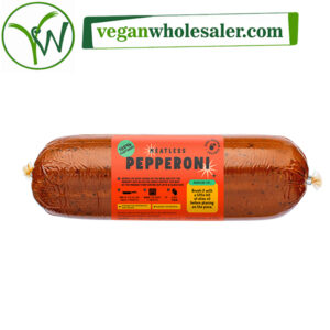 Vegan Pepperoni Block by Plenty Reasons. 1kg pack.