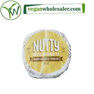 Vegan Aged with Onion and Chives by Nutty Artisan Food. 165g Packet.