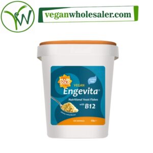 Vegan Engevita Nutritional Yeast Flakes with B12 by Marigold. 650g tub.