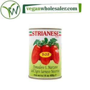 Vegan San Marzano DOP Premium Tomatoes by Strianese. 400g tin.