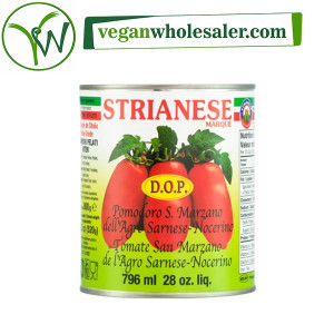 Vegan San Marzano DOP Premium Tomatoes by Strianese. 800g tin.